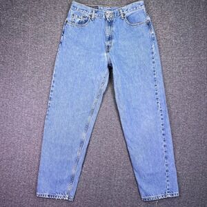 VTG 00s Levis 560 Jeans Womens 12S Blue Straight Retro High Rise Denim Loose Y2K